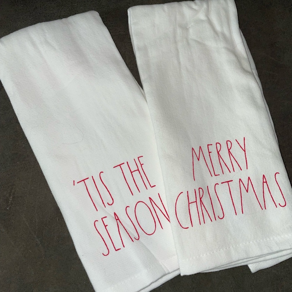 Rae Dunn Christmas Tea Towels